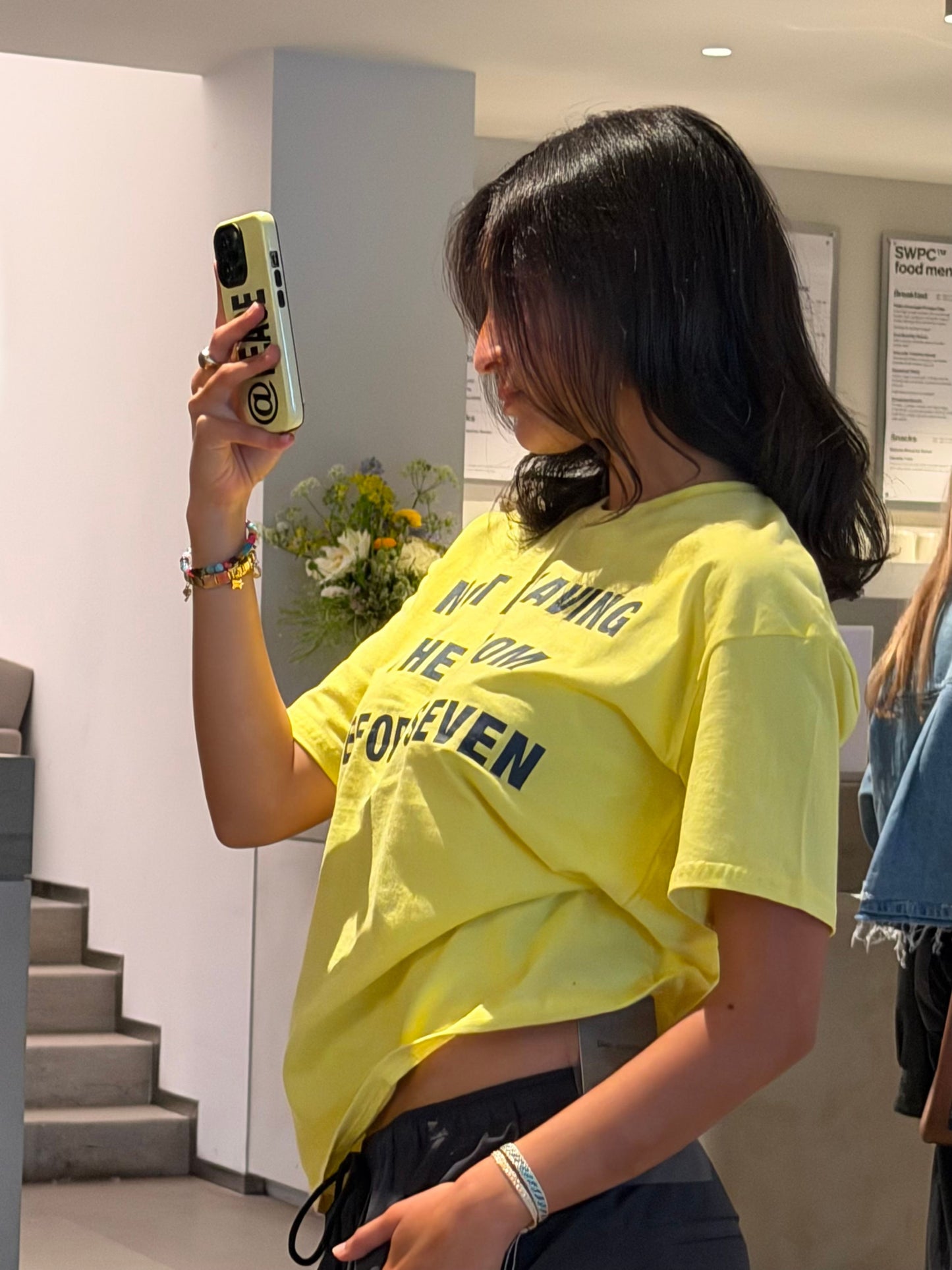 Not Leaving The Room Tee Yellow