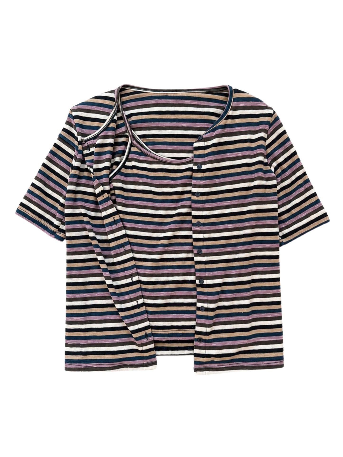 Striped Co-ord Set Multicolour