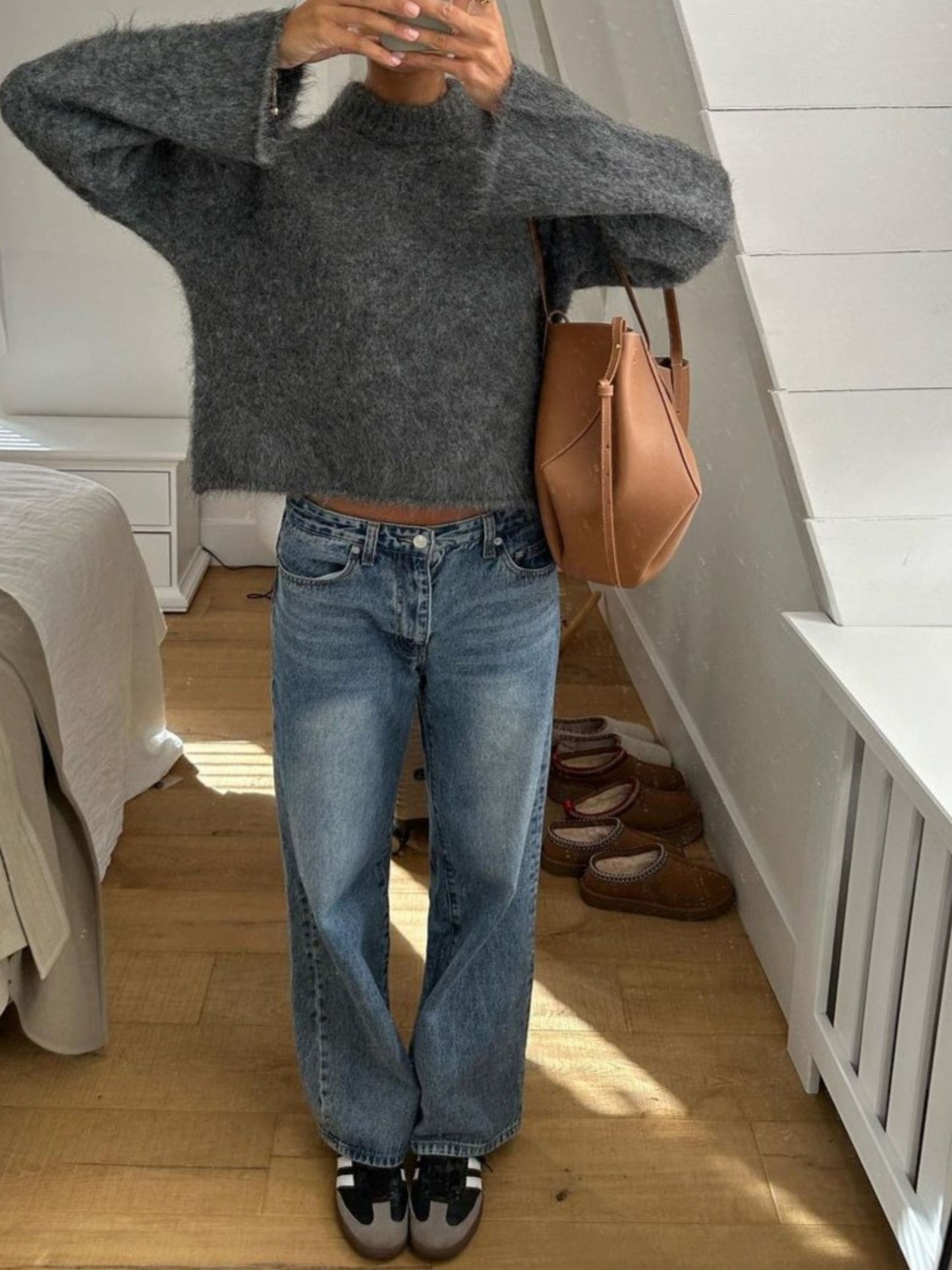 Billie Dad Jeans Blau