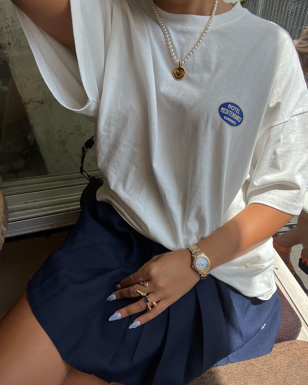 Hotel Mediterraneo Tee White