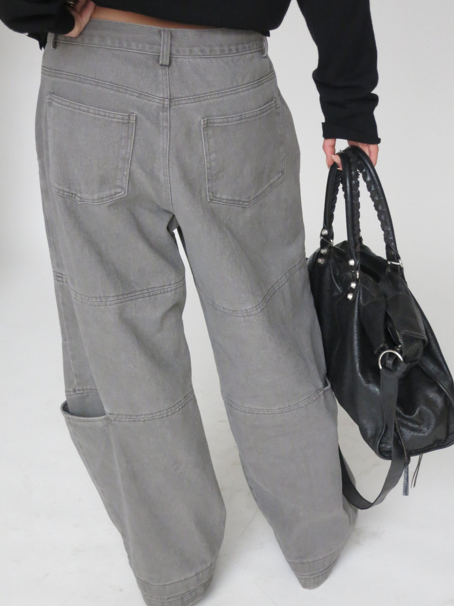 Baggy Workwear Pants Grey