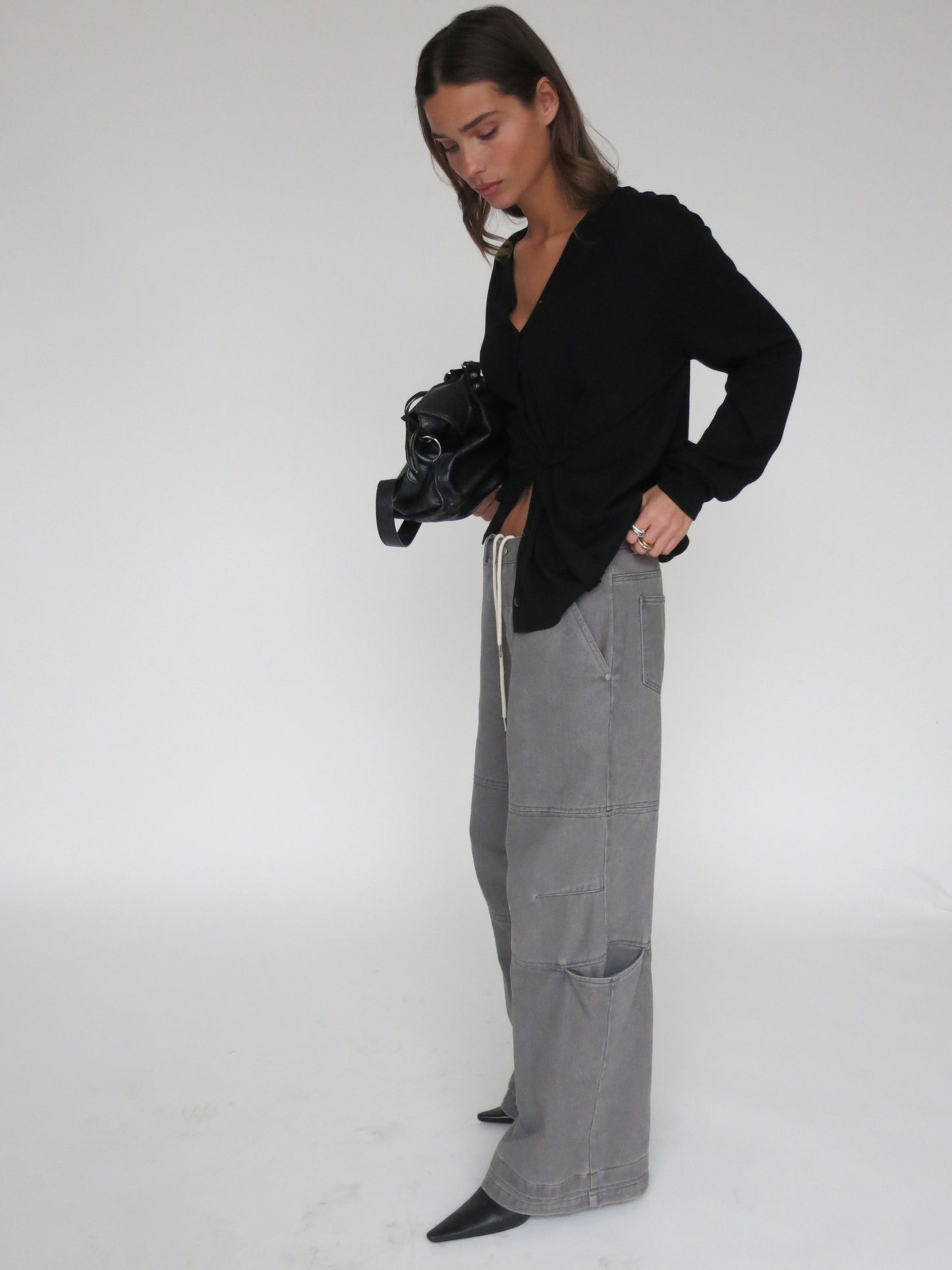 Baggy Workwear Pants Grey