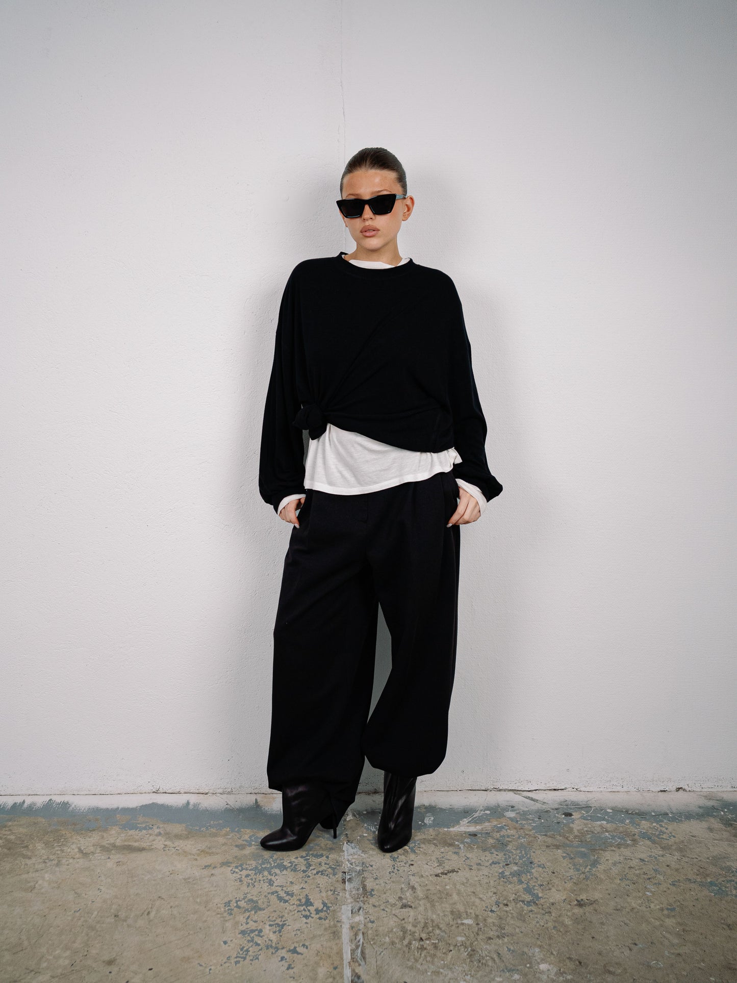 Basic Long Sleeve Tee Black