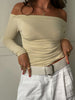 Wide Belt White