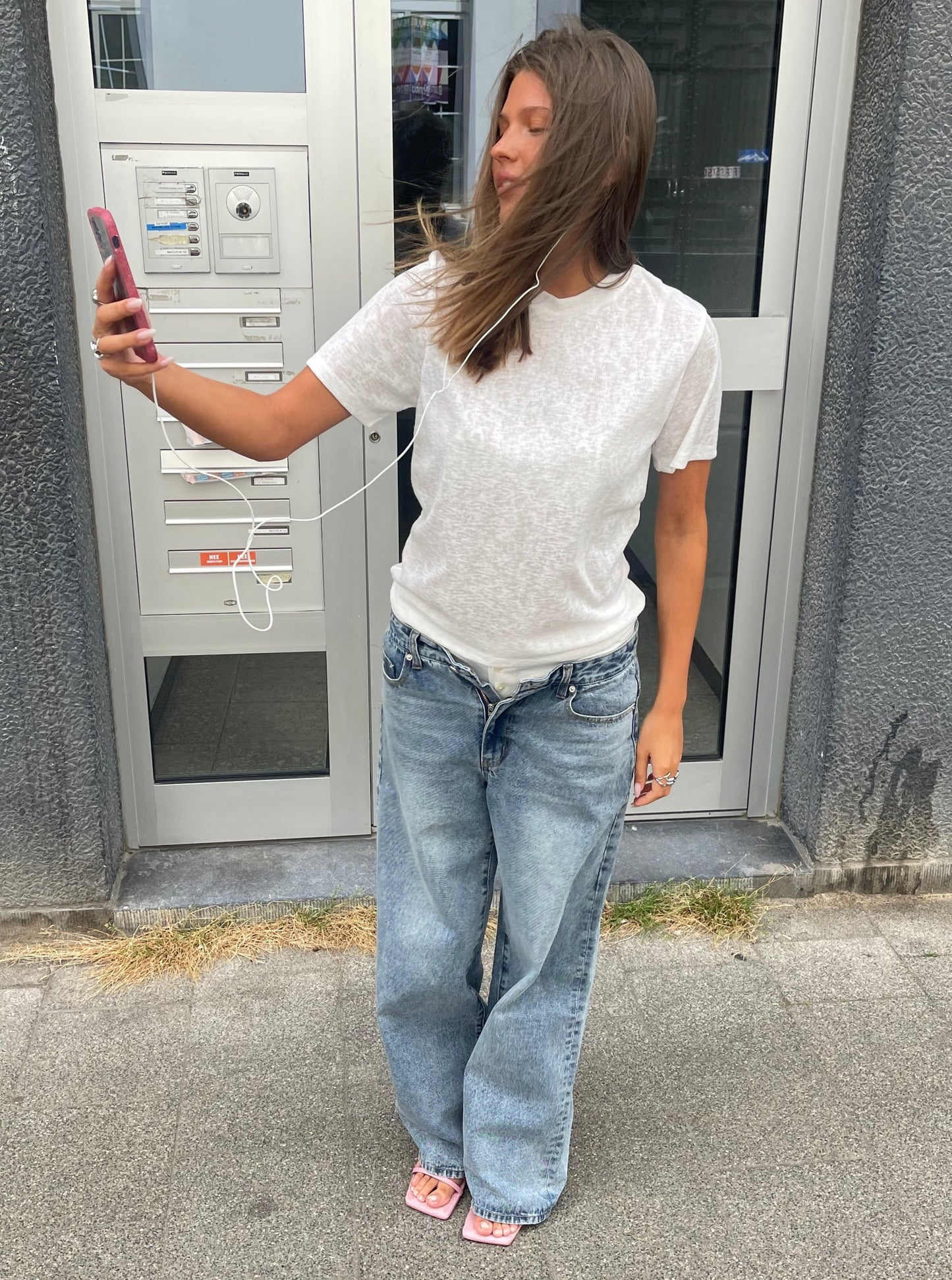 Semi Transparent Tee White