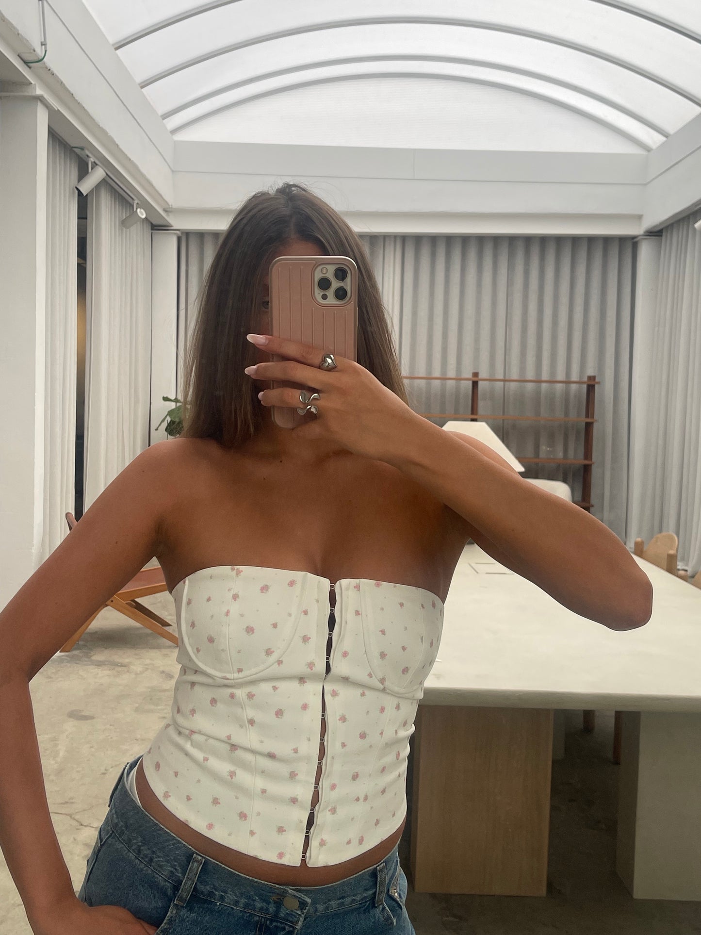 Floral Corset Top