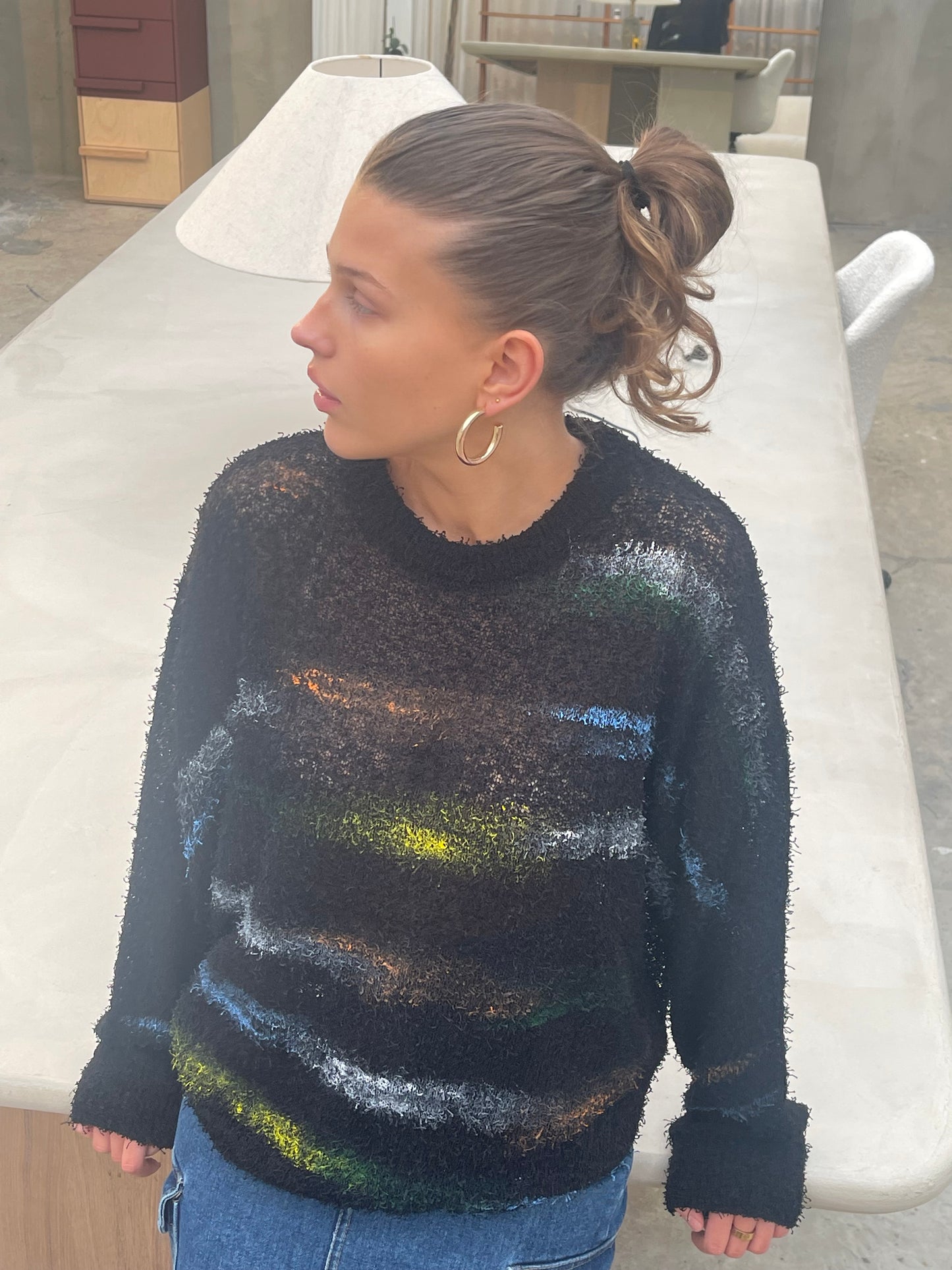 Graffiti Knit Black