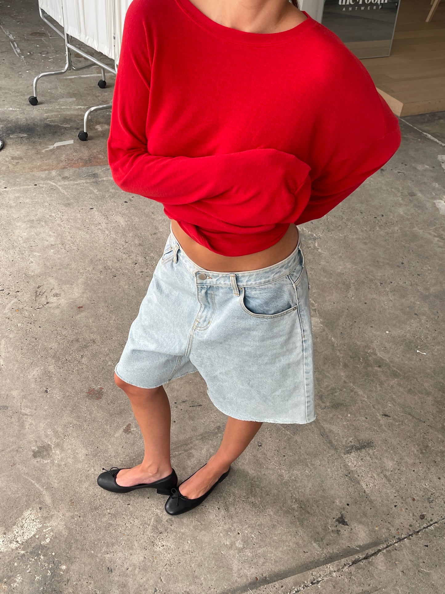 Long Bermuda Shorts Light Blue