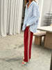 Two Striped Boxer Pants Red