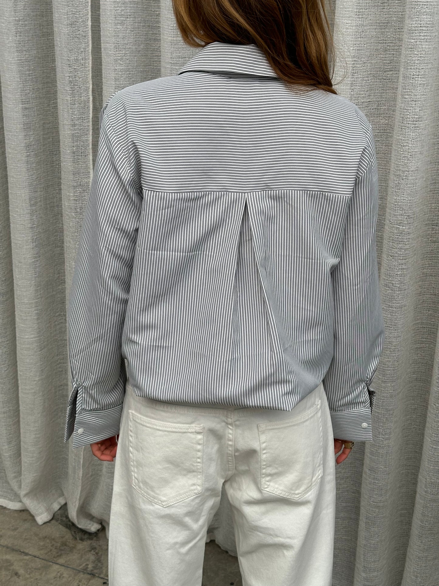 Folded Striped Shirt