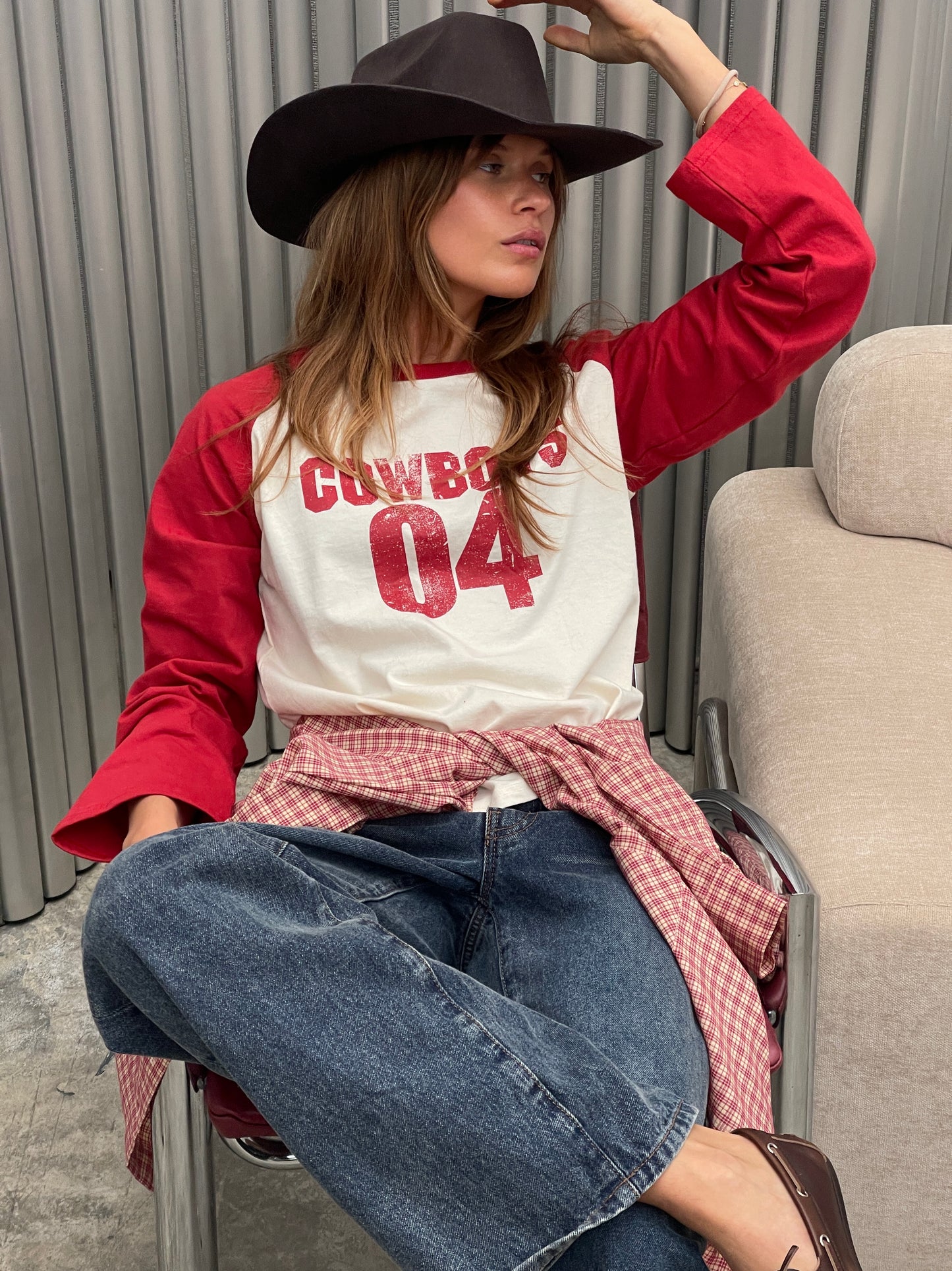 Cowboy Baseball Tee
