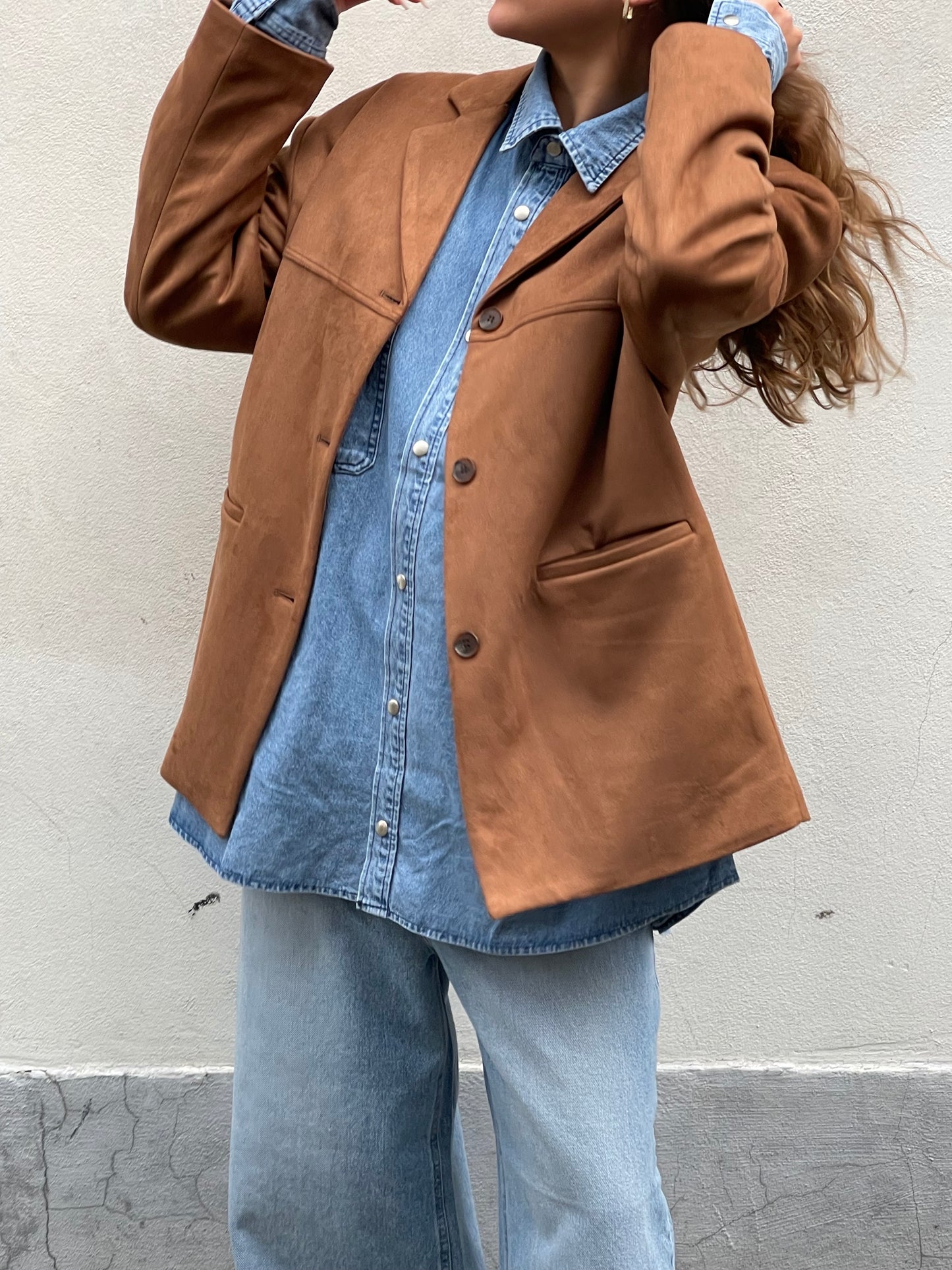 Oversized Denim Shirt