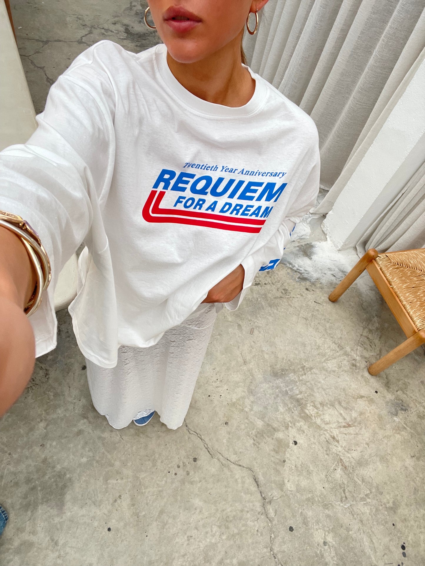 Requiem for a Dream Tee White
