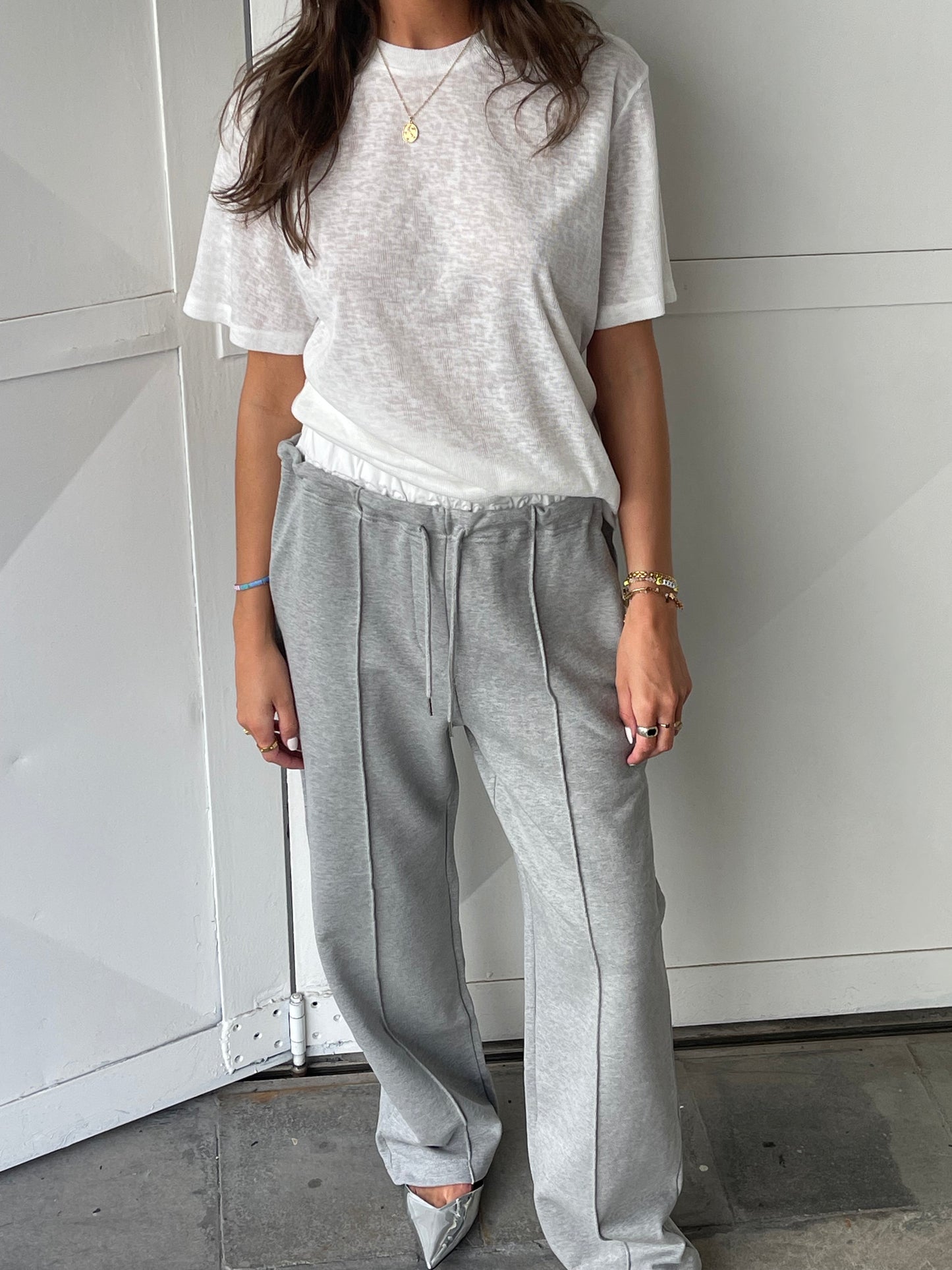 Semi Transparent Tee White