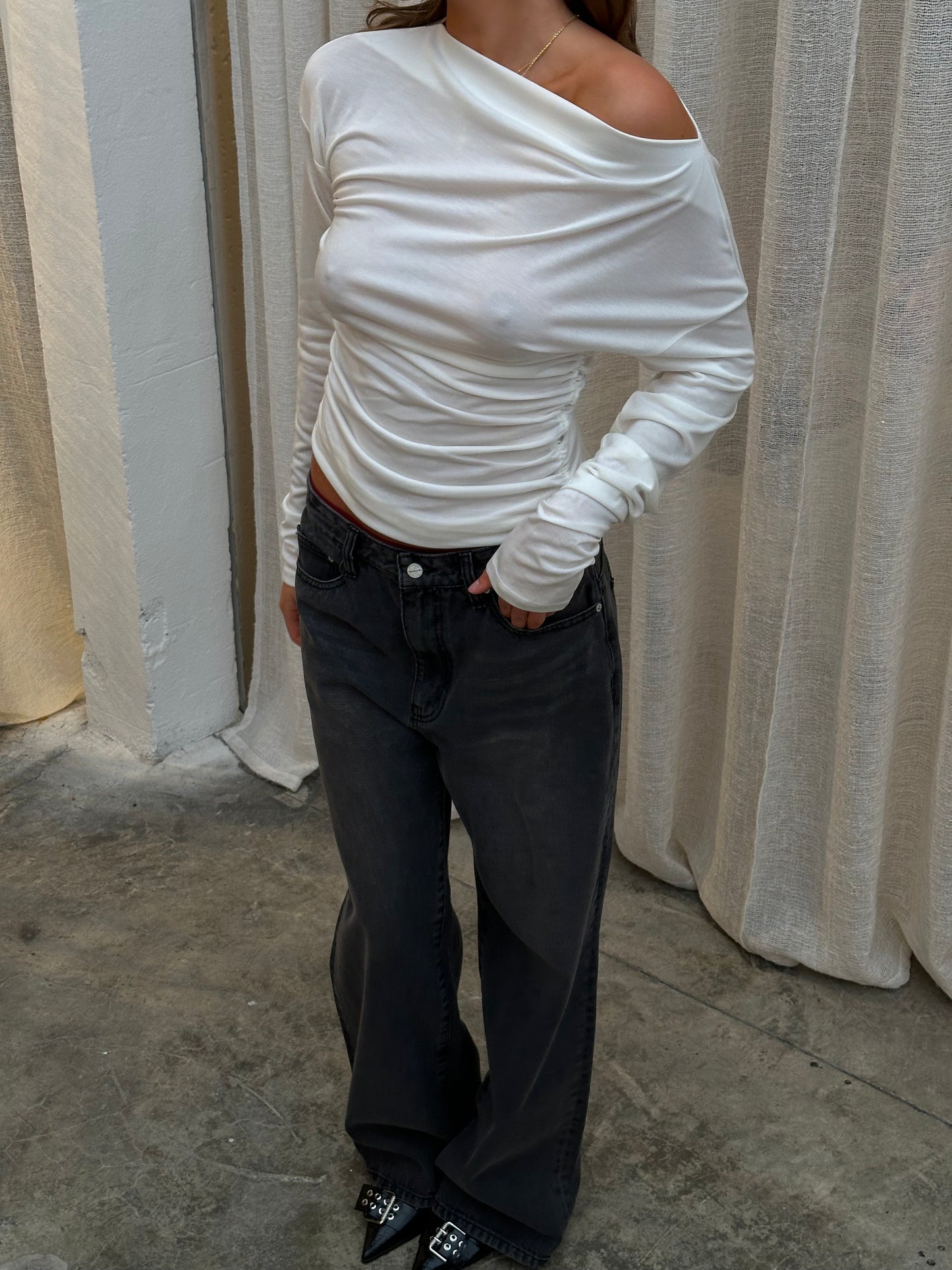 Billie Dad Jeans Black