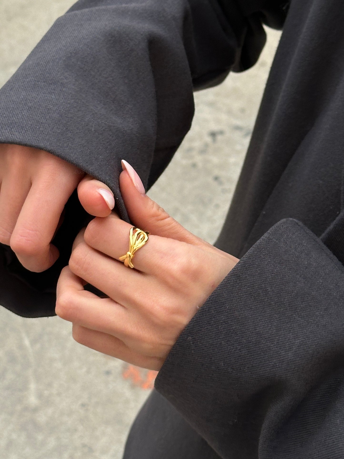 Ribbon Ring Gold