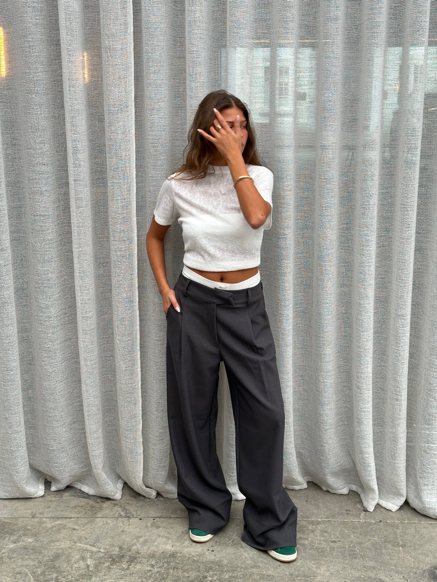 Semi Transparent Tee White