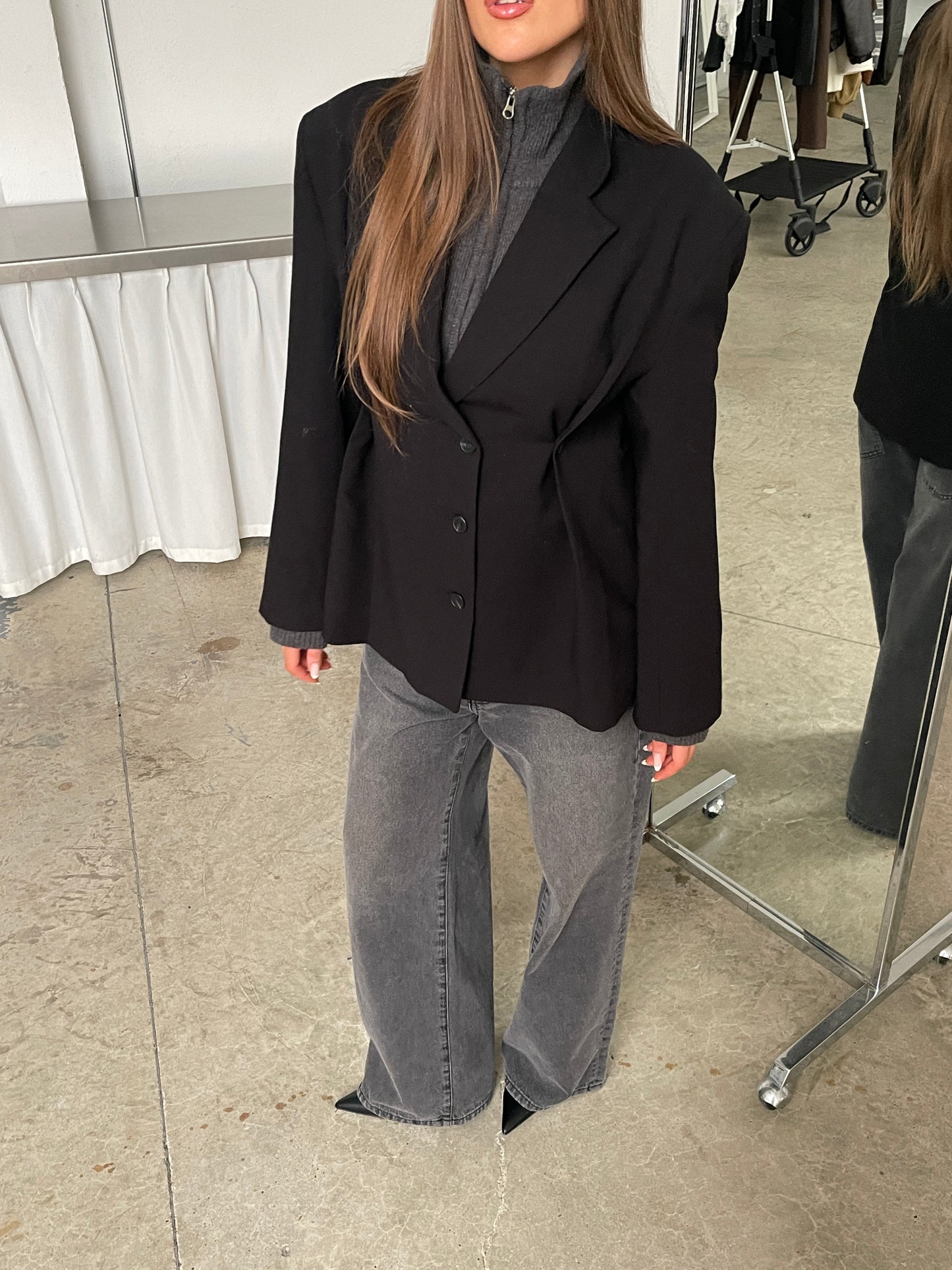 Billie Dad Jeans Black