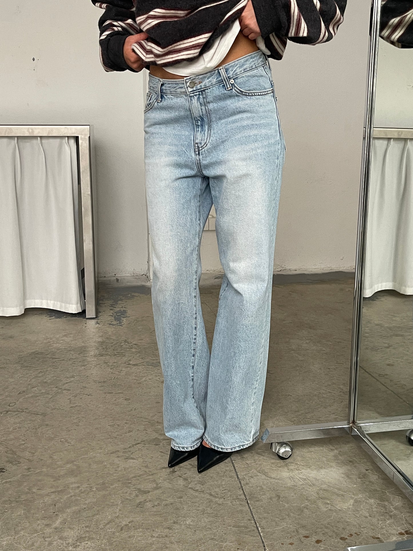 Billie Ray Dad Jeans Hellblau