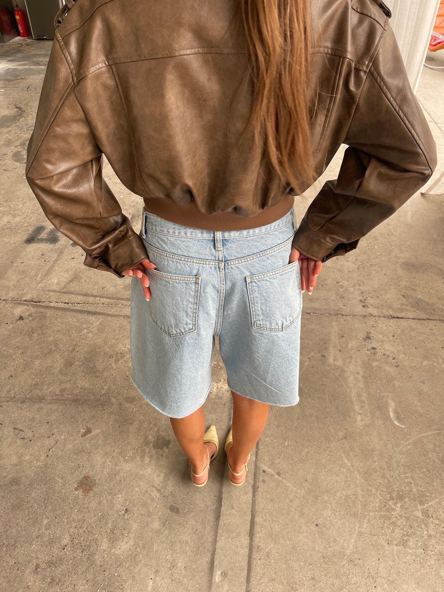 Long Bermuda Shorts Light Blue
