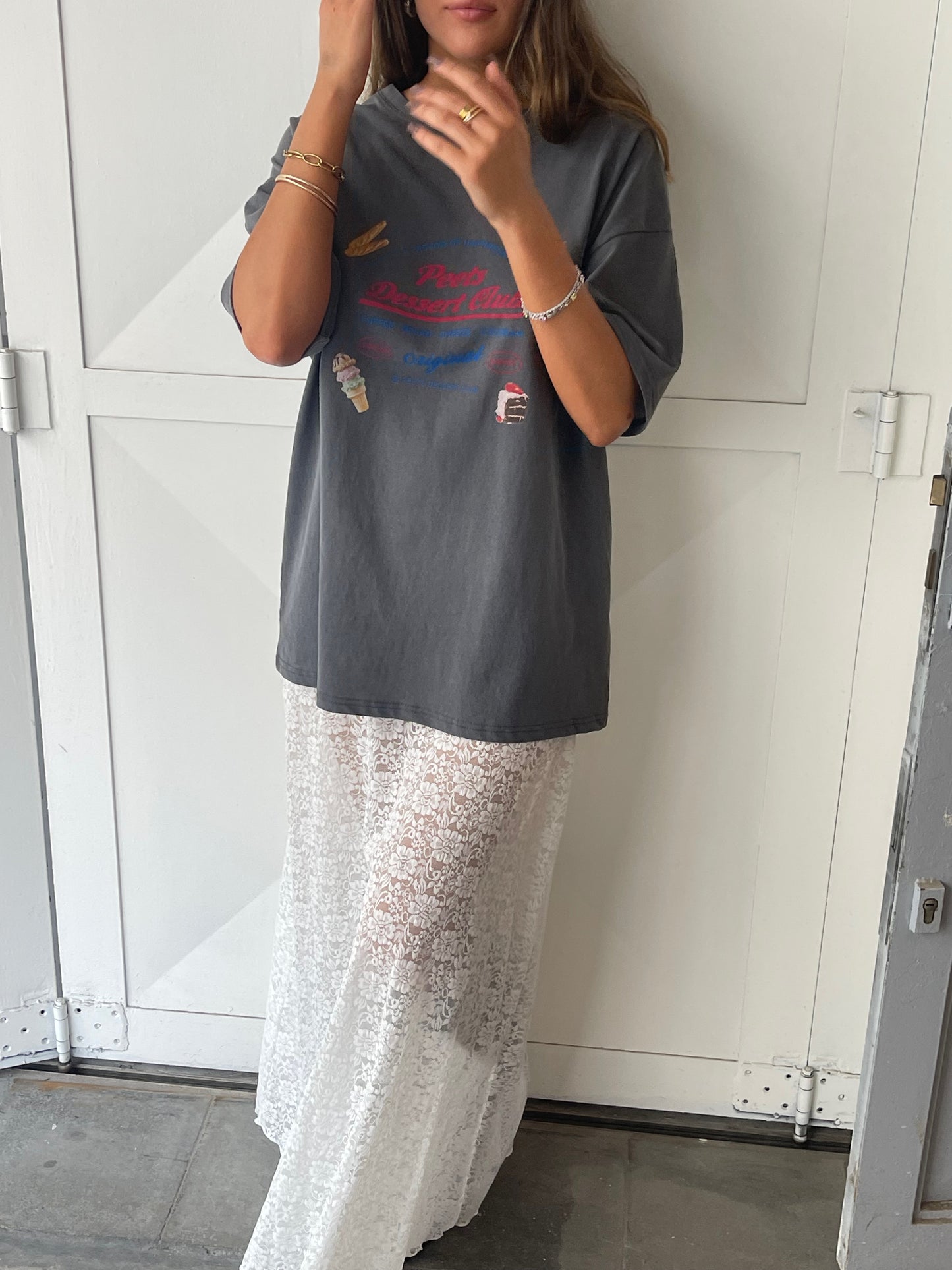 Peets Dessert Club Tee Dark Grey