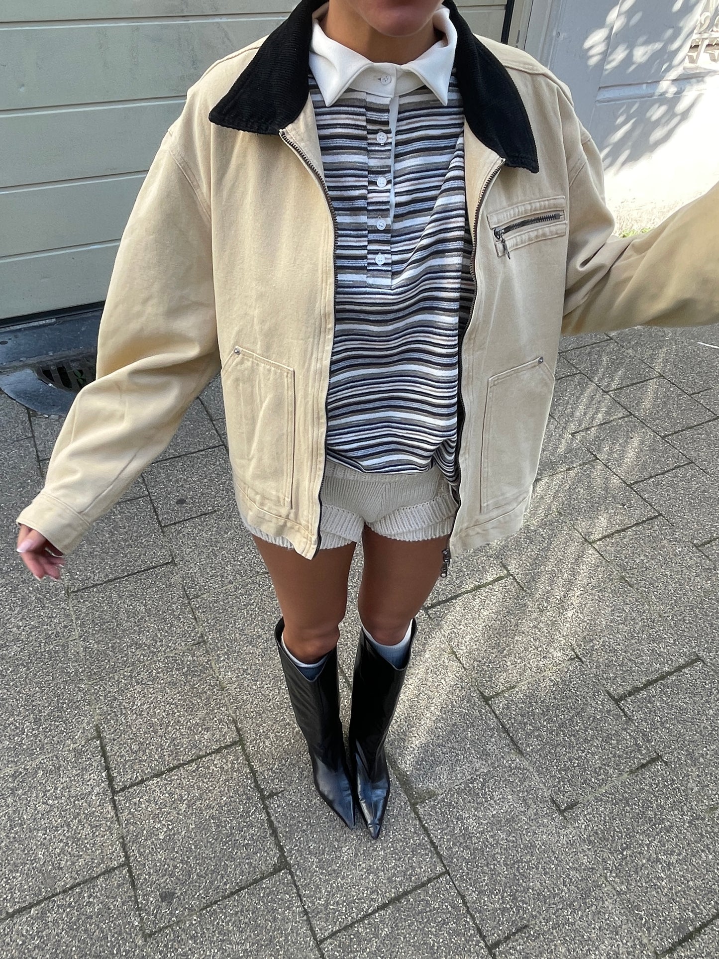 Canvas Workwear Jacket Sand