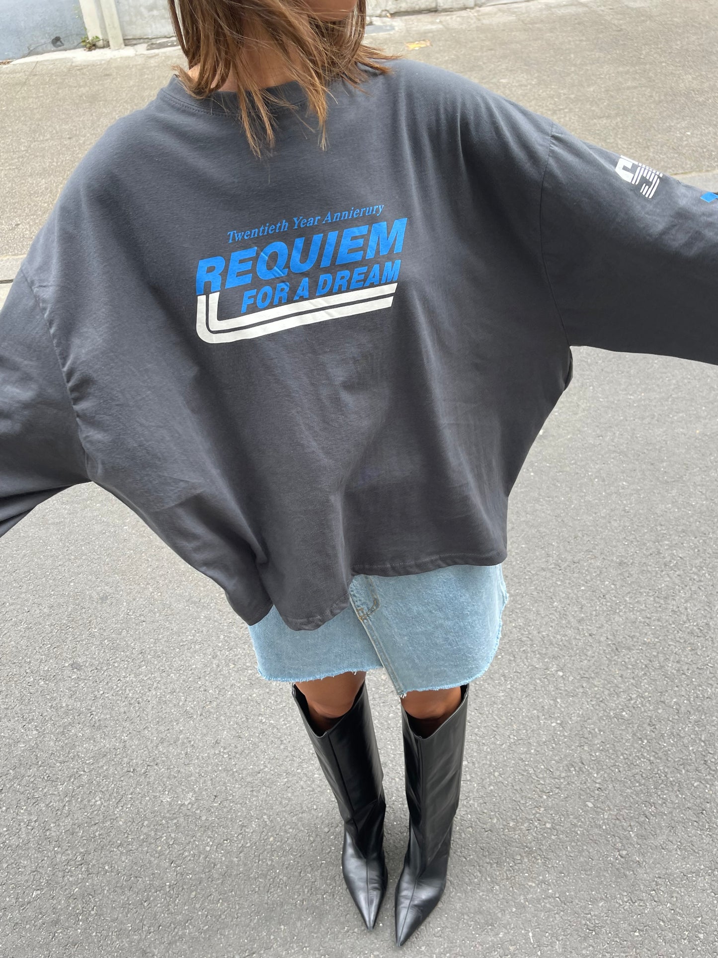 Requiem for a Dream Tee Charcoal