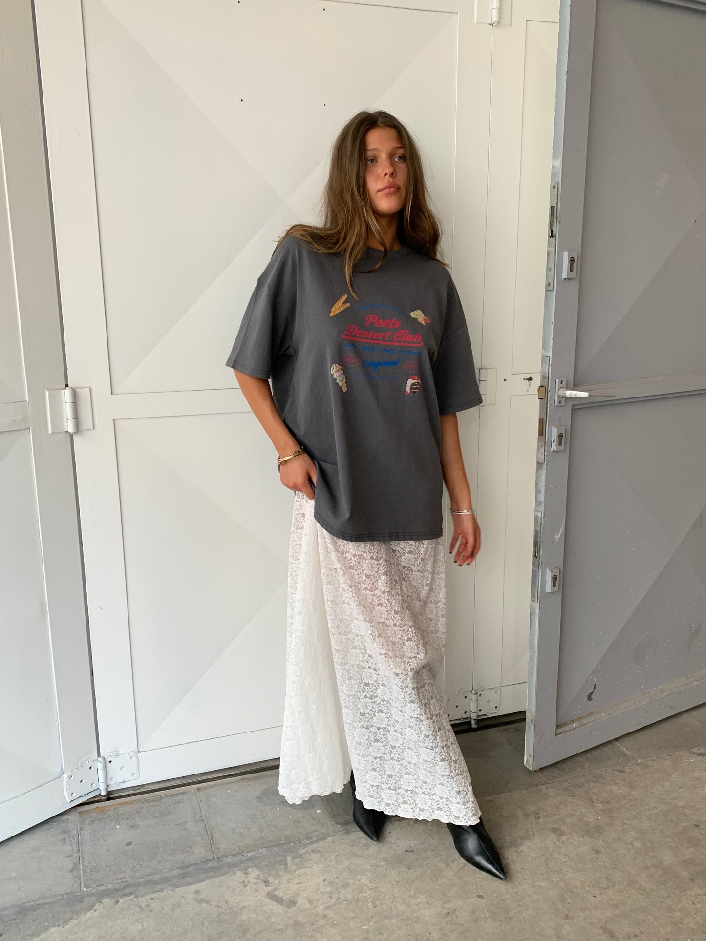 Peets Dessert Club Tee Dark Grey