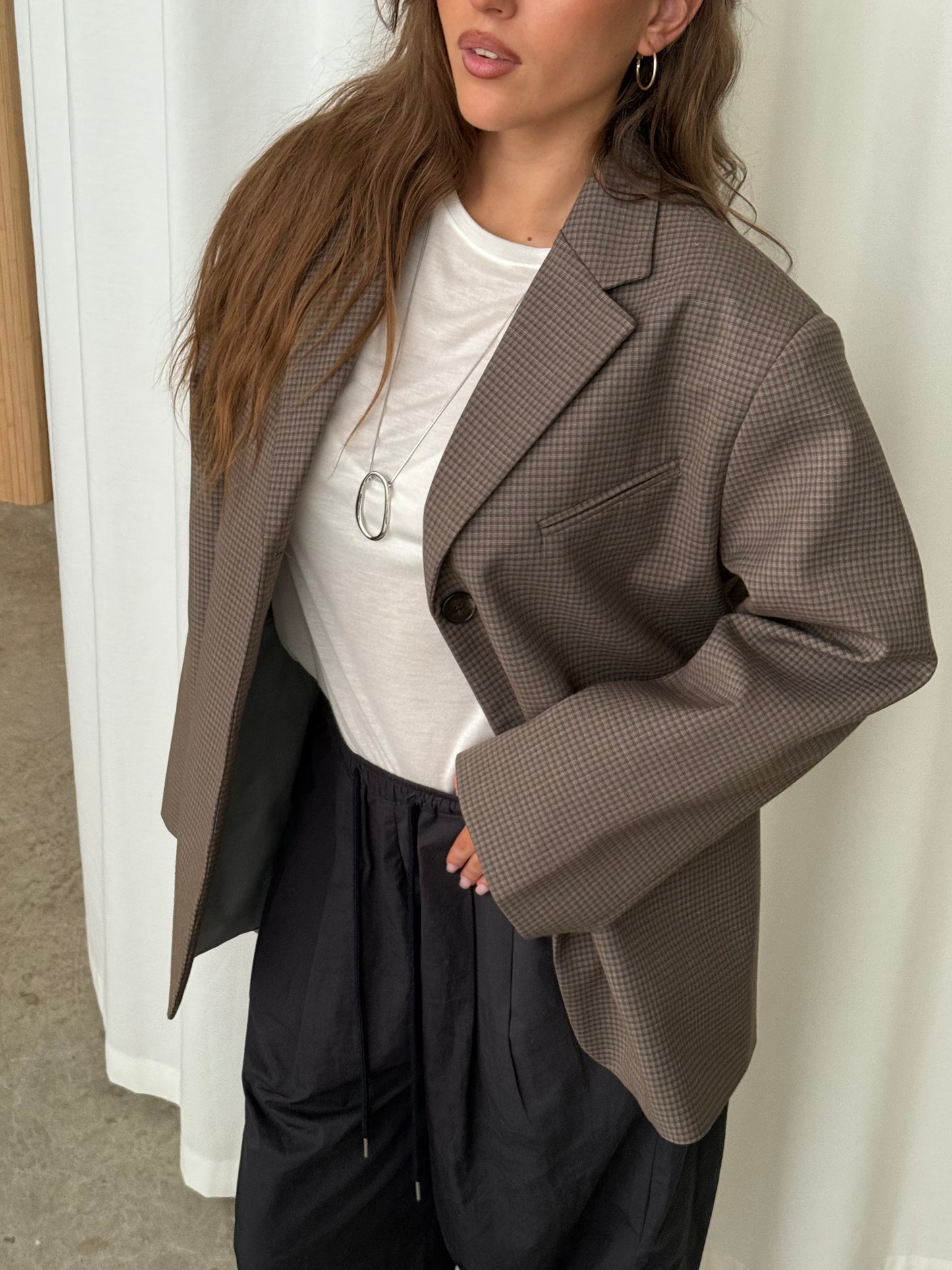 Minimal Silver Pendant Necklace