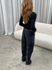 Low Rise Jeans Faded Black