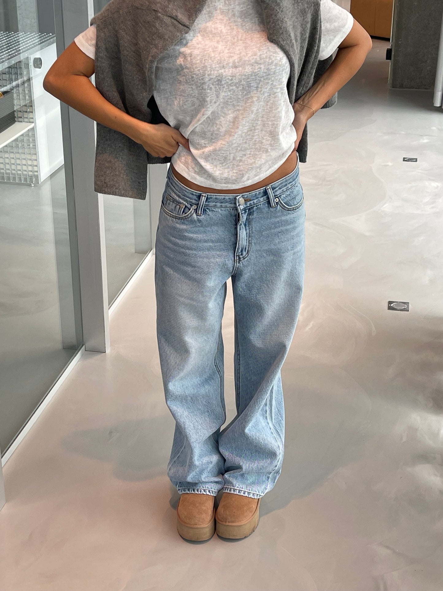 Billie Ray Dad Jeans Light Blue