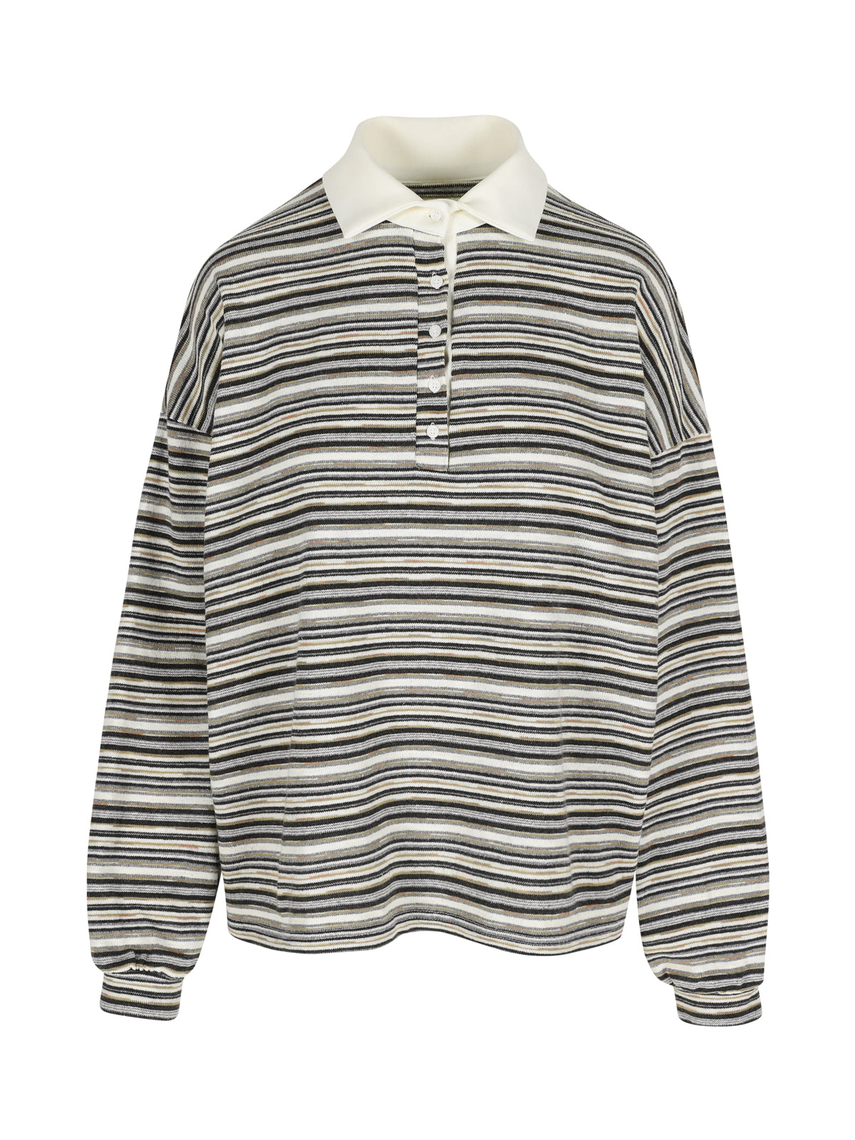 Collared Knitted Polo Clay