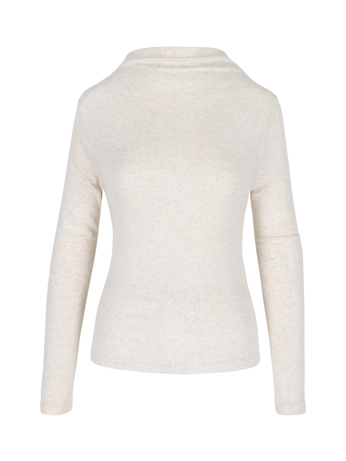 Draped Back Top Oatmeal