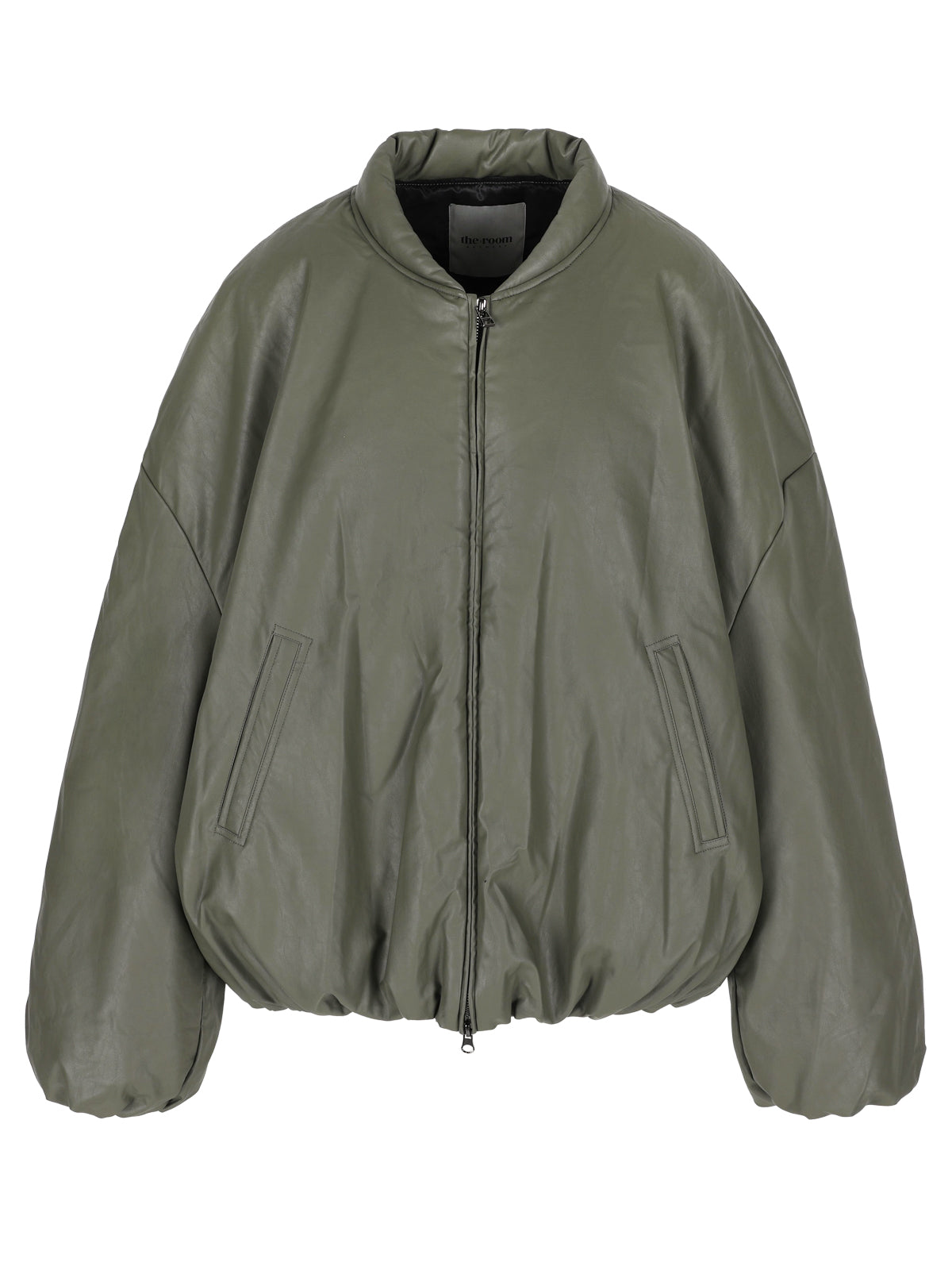 Oversized Bomber Oil Khaki