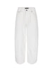 Baggy Wide Leg Pants White