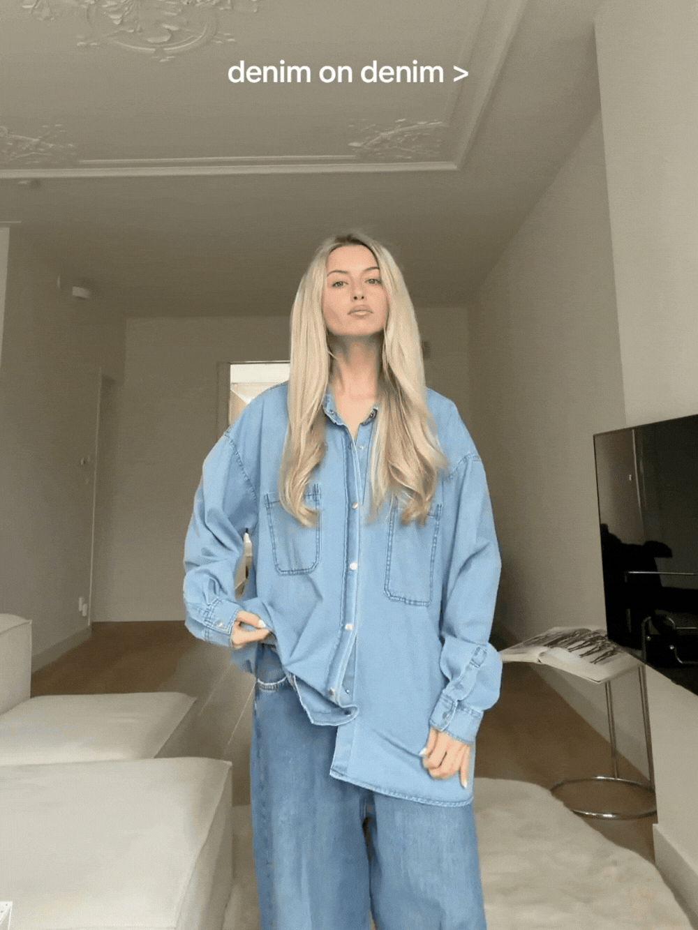 Oversized Denim Shirt – The Room Antwerp