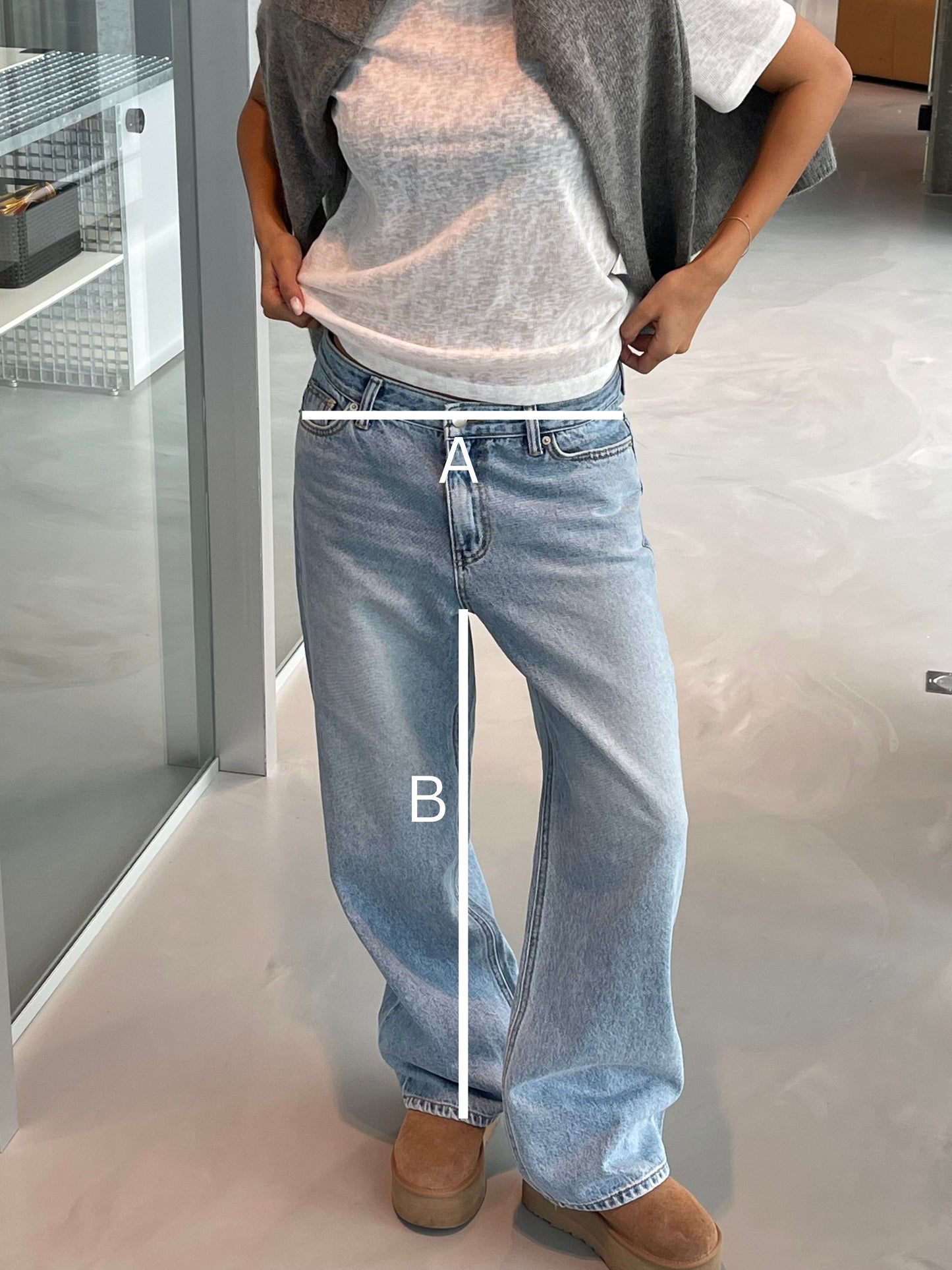 Billie Ray Dad Jeans Light Blue