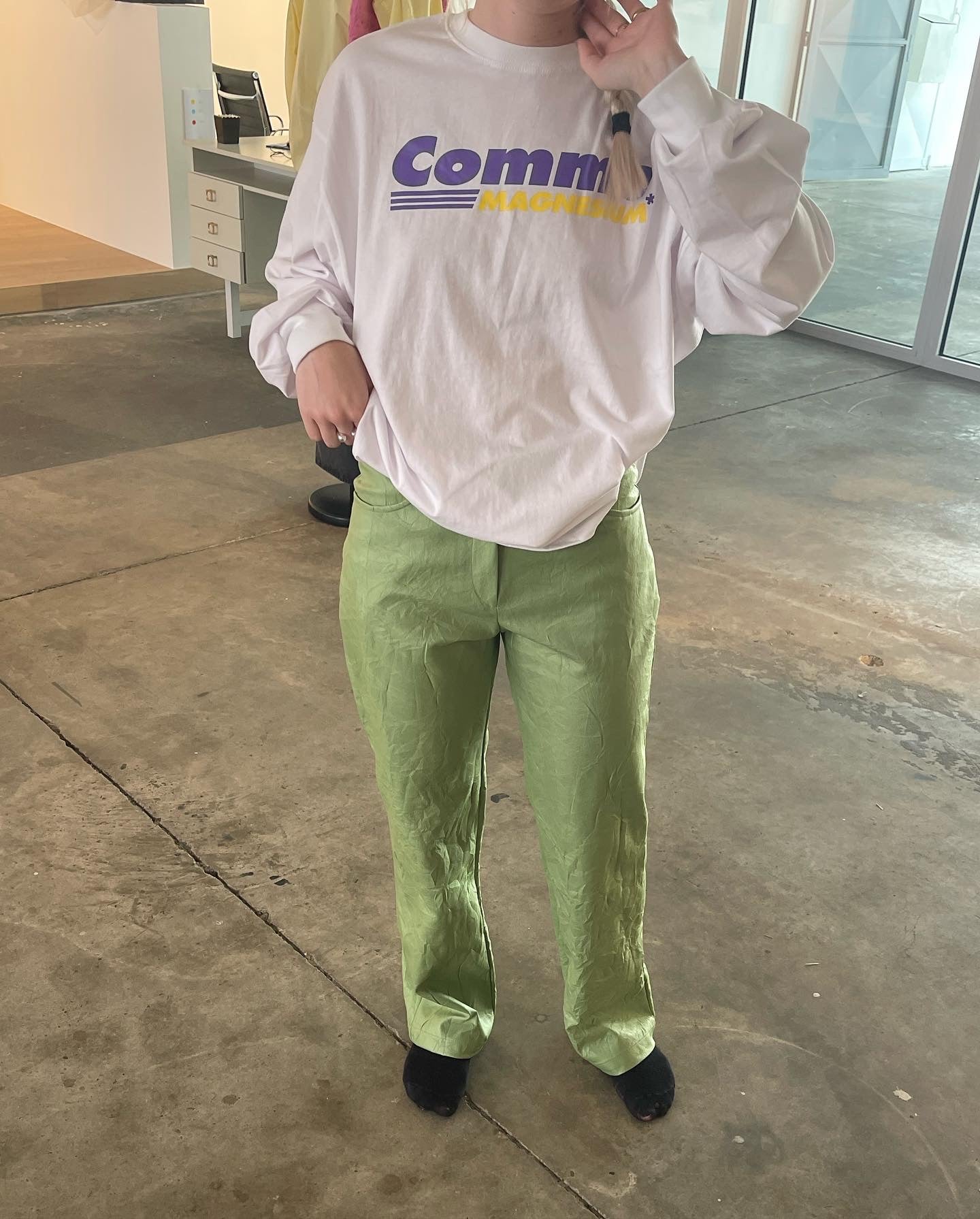 Comme Magnesium Tee White