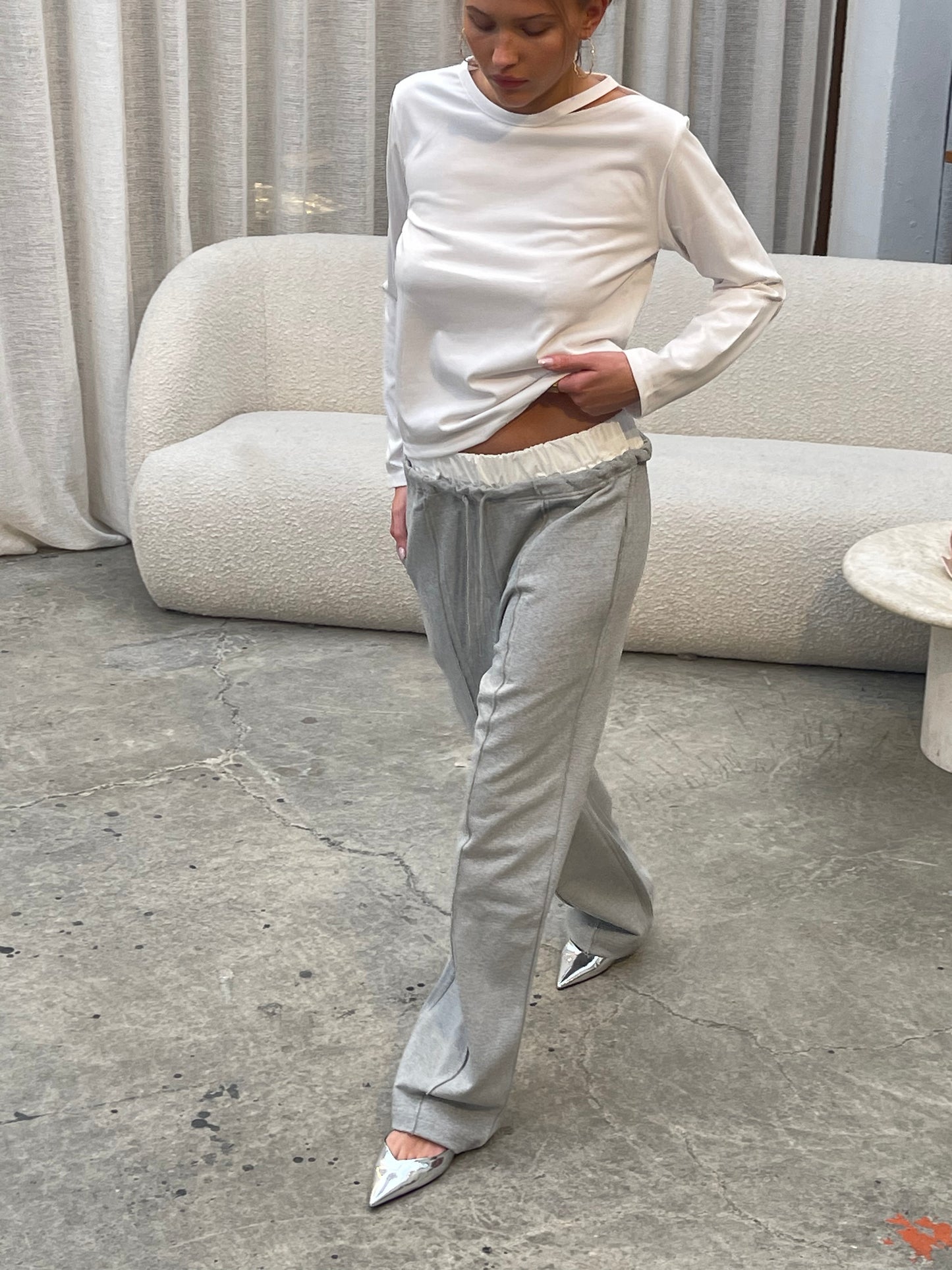 Boxer Jogging Pants Grey