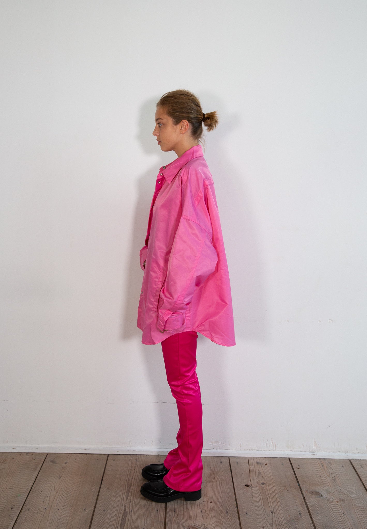 Satin Leggings Pink