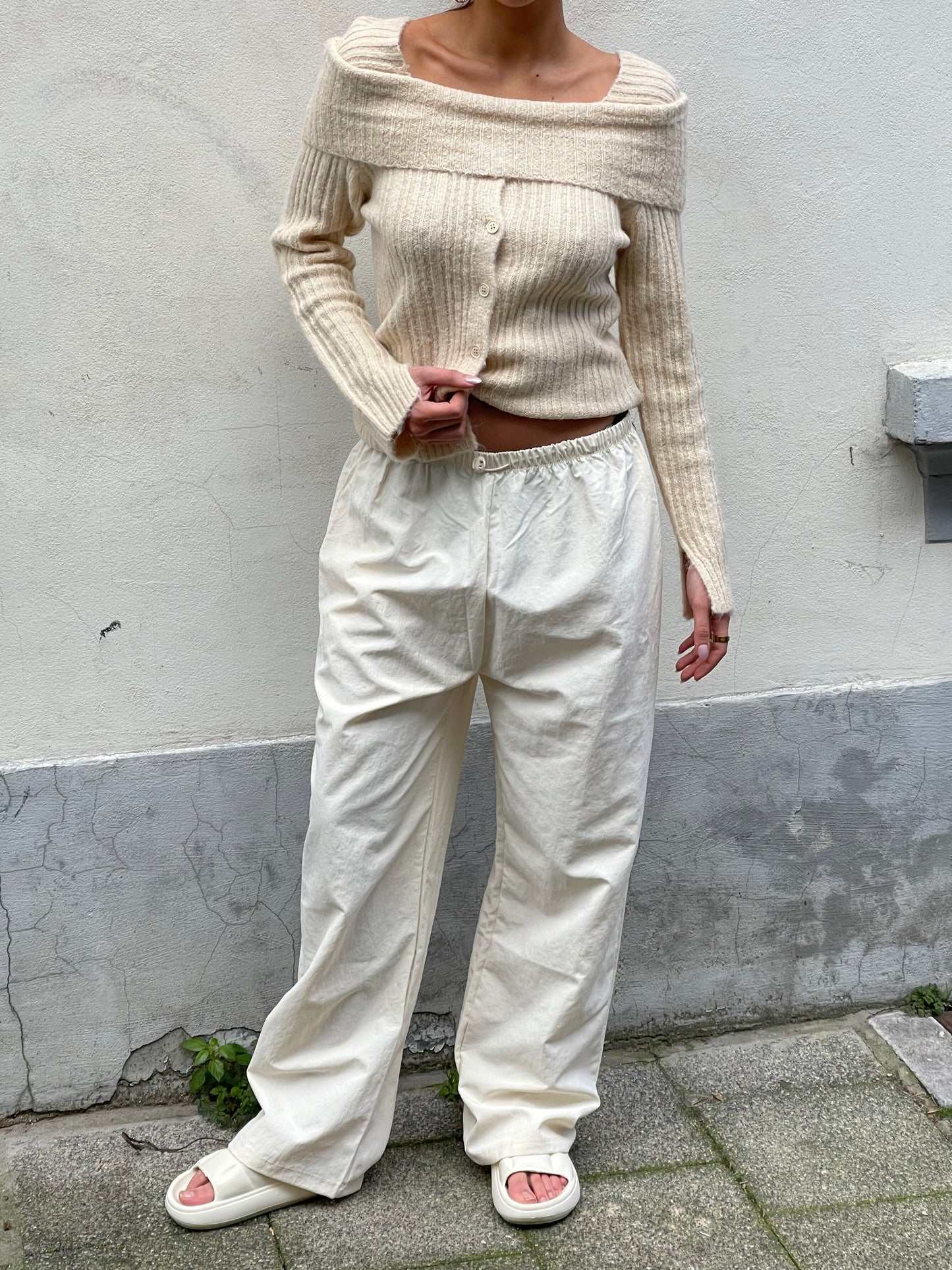 Parachute Relaxed Pants Ivory
