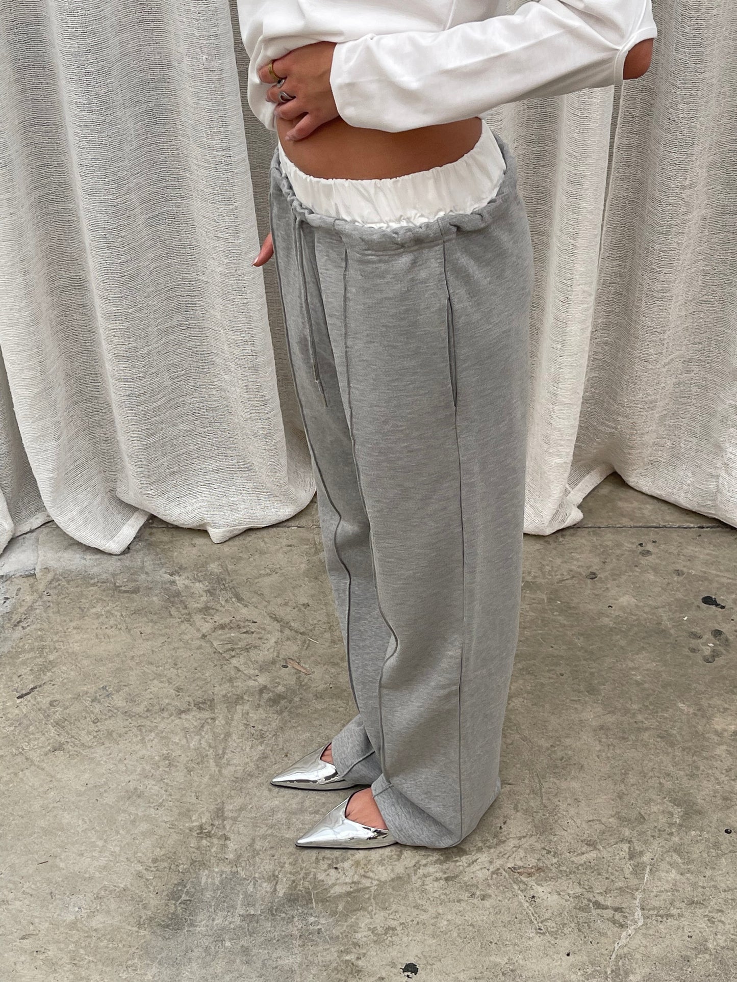 Boxer Jogging Pants Grey
