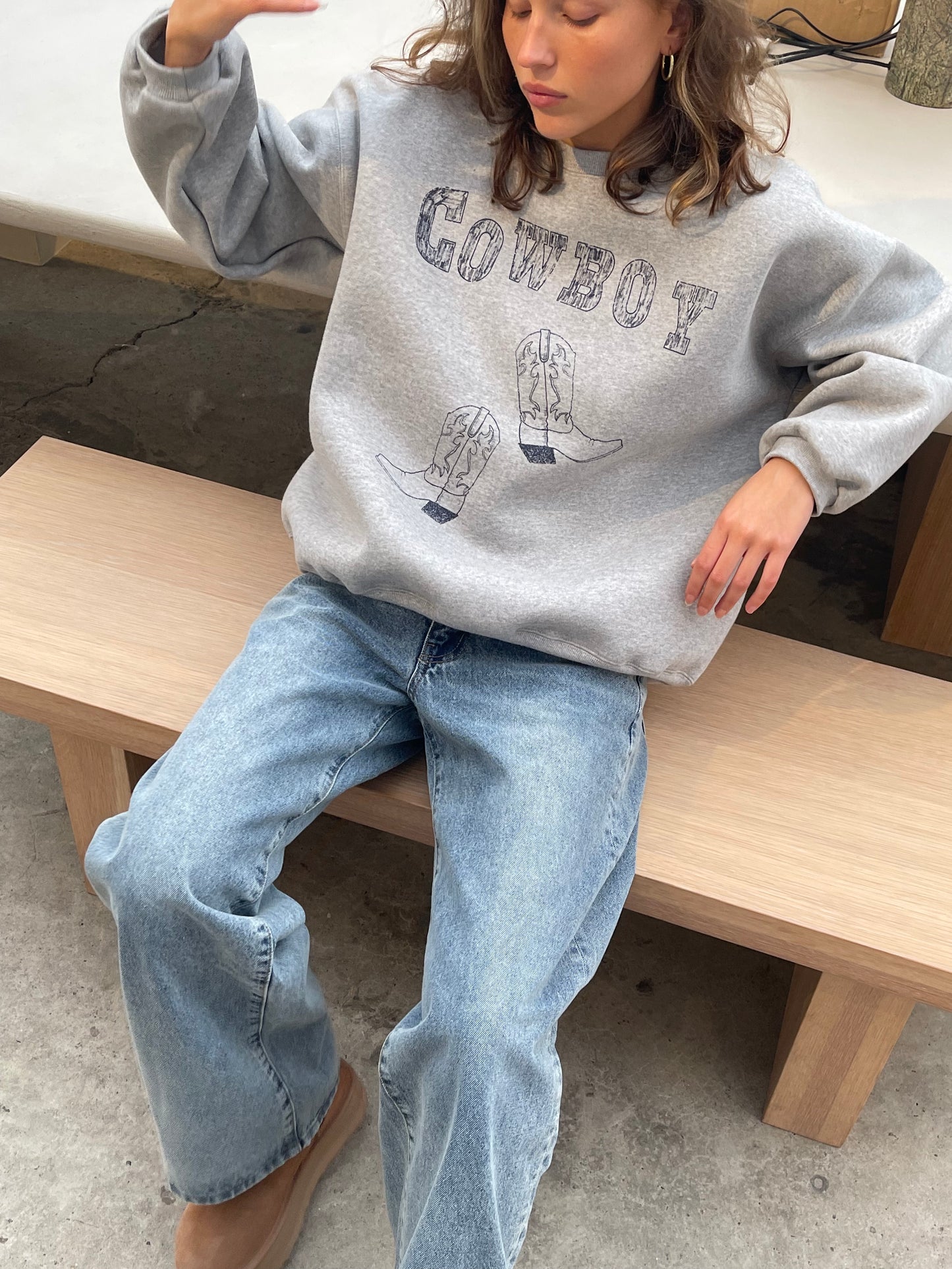 Cowboy Sweater Grey