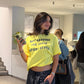 Not Leaving The Room Tee Yellow