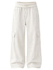 Baggy Fold Over Cargo Pants Sand