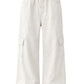 Baggy Fold Over Cargo Pants Sand