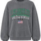 Oversized Los Angeles Sweatshirt Grey