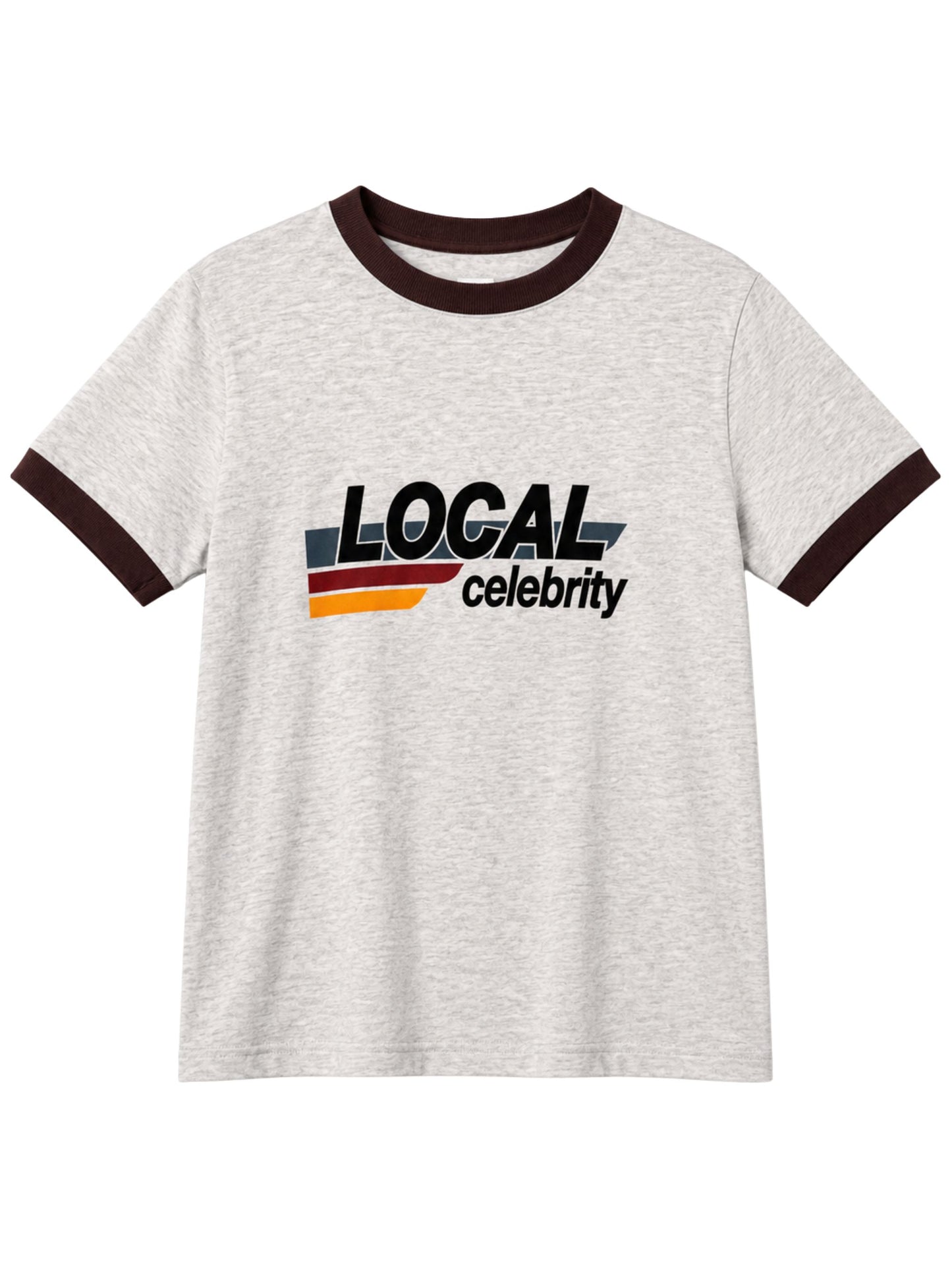 Local Celebrity Tee Grey