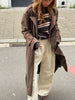 Trenchcoat Suede Dark Brown
