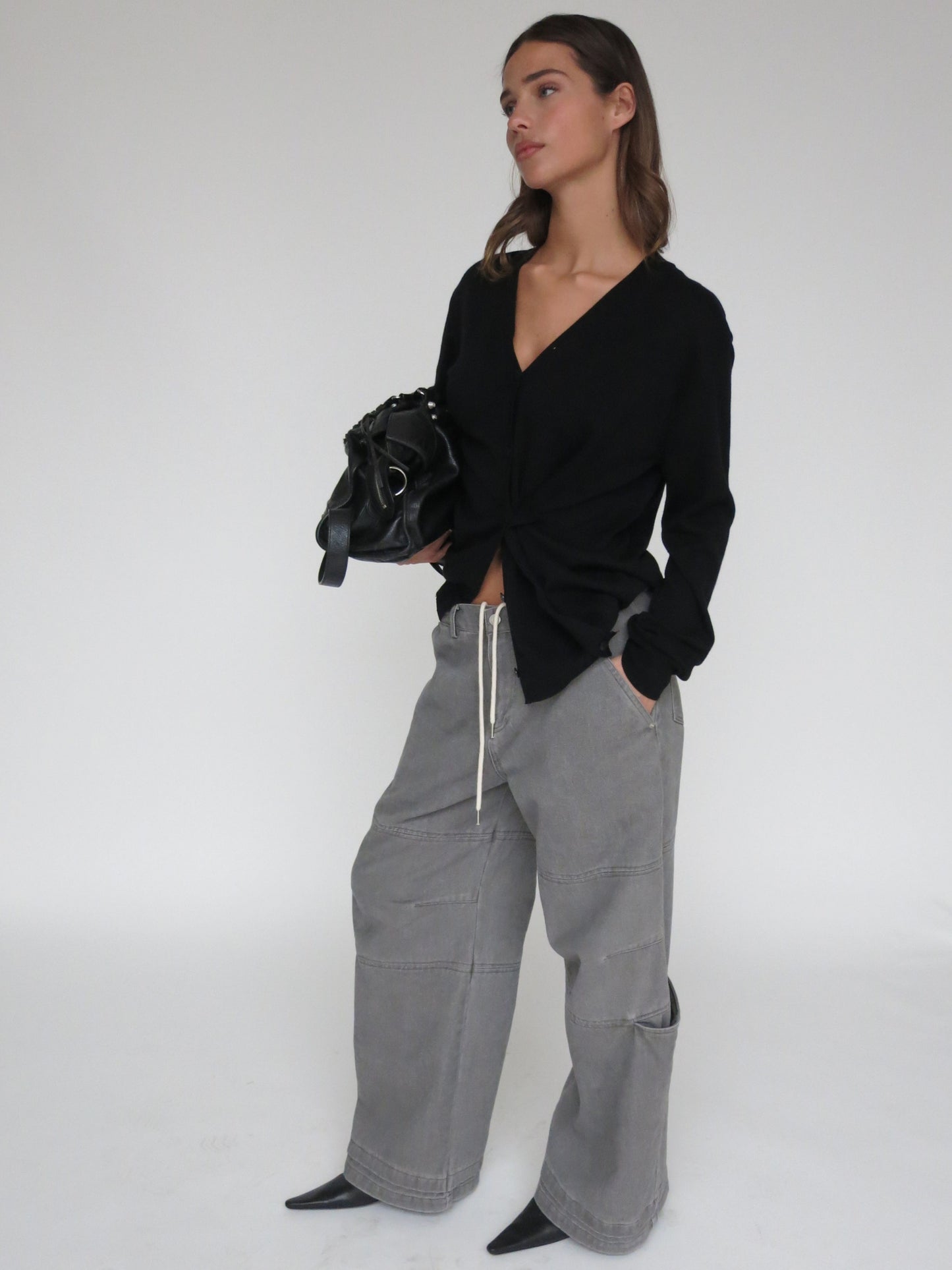 Baggy Workwear Pants Grey